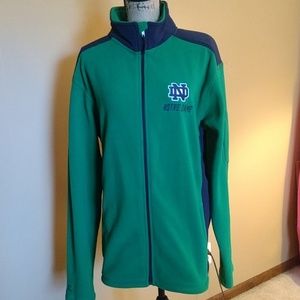 Notre Dame zip up sweatshirt